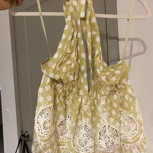 Free people halter top size small, worn once